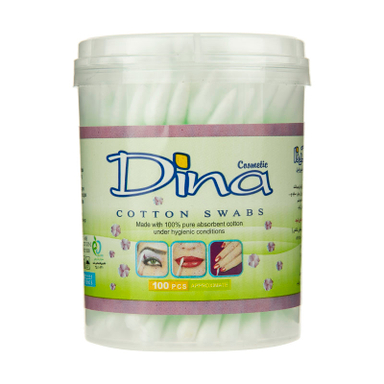 گوش پاک کن بزرگسالان دینا کالا (Dina) بسته 100 عددی
