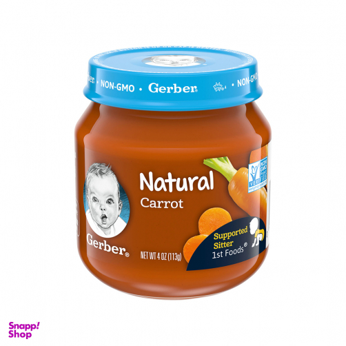 پوره گربر (Gerber) با طعم هویج