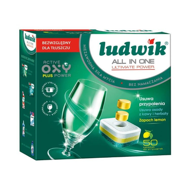 قرص ماشین ظرفشویی لودویک مدل Ultimate Power بسته 50 عددی