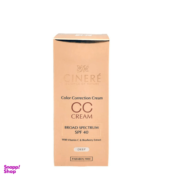 سی سی کرم سینره مدل Color Correction حجم 40 میلی لیتر