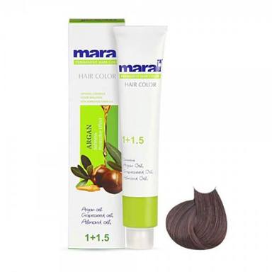 رنگ مو مارال (Maral) شماره 6.1 حجم 100 میلی لیتر رنگ بلوند دودی تیره