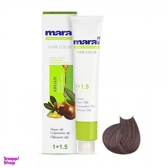 رنگ مو مارال (Maral) شماره 6.1 حجم 100 میلی لیتر رنگ بلوند دودی تیره