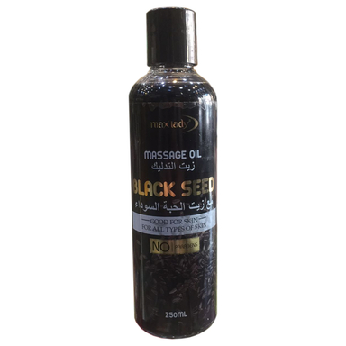 روغن ماساژ مکس لیدی مدل سیاهدانه حجم 250 میلی لیتر