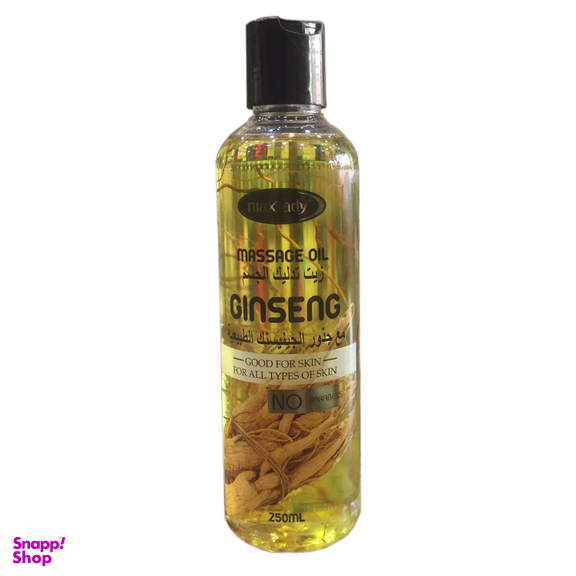 روغن ماساژ مکس لیدی مدل جنسینگ حجم 250 میلی لیتر
