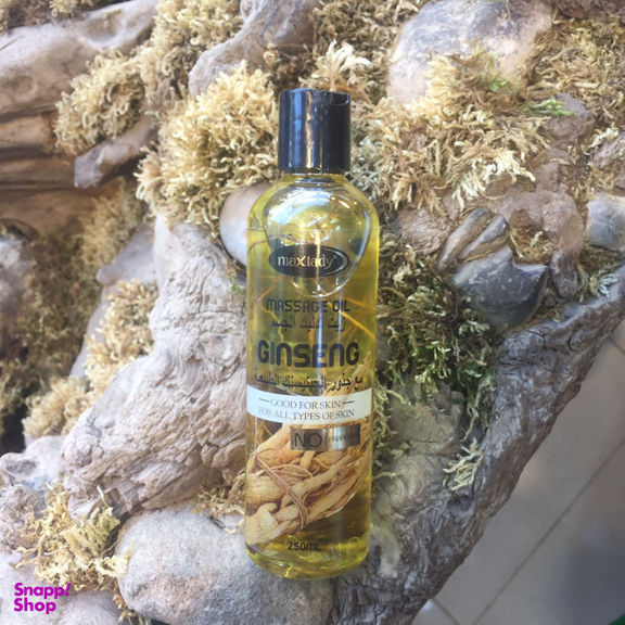 روغن ماساژ مکس لیدی مدل جنسینگ حجم 250 میلی لیتر