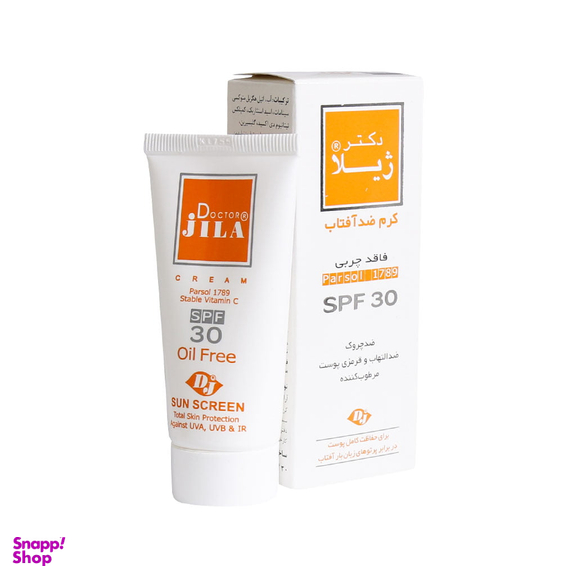 کرم ضد آفتاب دکتر ژیلا (Doctor Jila) مدل Oil Free حجم 30 میلی لیتر