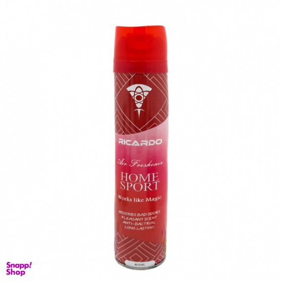اسپری خوشبو کننده هوا ریکاردو مدل Home Sport حجم 400 میلی لیتر
