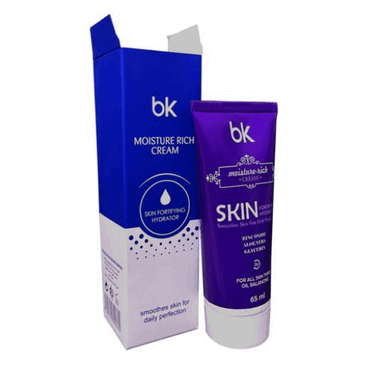 کرم مرطوب کننده بی کی (BK) مدل آلویه ورا و گلیسرین حجم 65 میلی لیتر