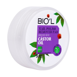 پدلاک پاک کن بیول (biol) مدل فاقد استون بسته 24 عددی