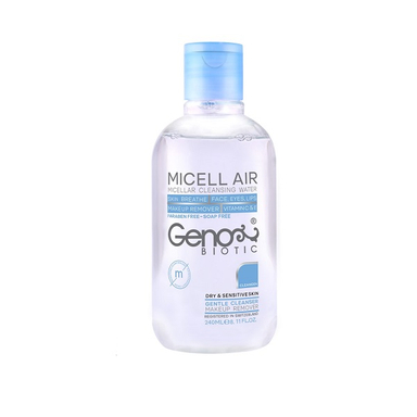 پاک کننده میسلار واتر ژنو بایوتیک (Geno Biotic) مناسب پوست خشک و حساس 240 میلی لیتر
