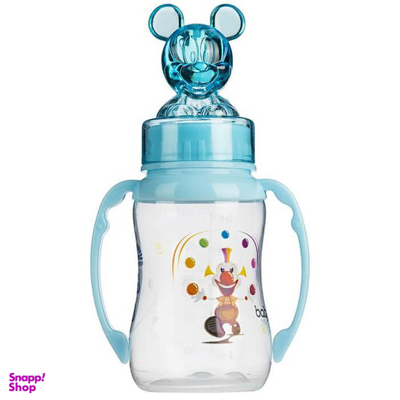 شیشه شیر دسته دار بی بی لند (Baby Land) مدل Anti Colic مناسب نوزادان از بدو تولد تا 6 ماهگی حجم 150 میلی لیتر