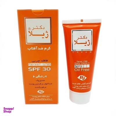 کرم ضدآفتاب رنگی Spf30 دکتر ژیلا (Doctor Jila) فاقد چربی مناسب انواع پوست وزن 65 گرم