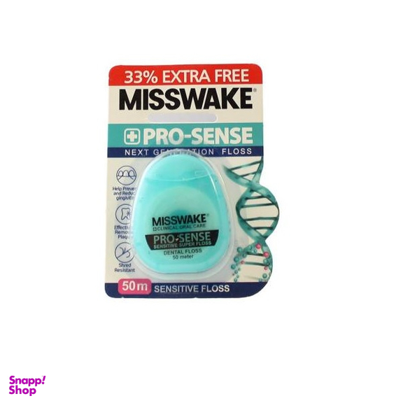 نخ دندان میسویک (Misswake) مدل Pro Sense طول 50 متر