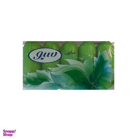 صابون شستشو سیو (Siv) مدل سلفوندار رنگ سبز وزن 75 گرم بسته 5 عددی