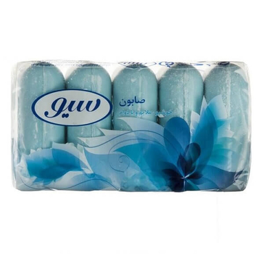 صابون شستشو سیو (Siv) مدل سلفوندار رنگ آبی وزن 75 گرم بسته 5 عددی