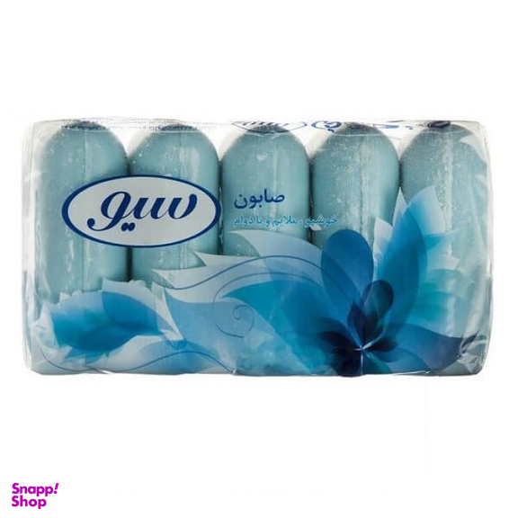 صابون شستشو سیو (Siv) مدل سلفوندار رنگ آبی وزن 75 گرم بسته 5 عددی