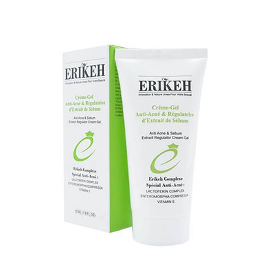 ژل کرم مرطوب کننده اریکه (Erikeh) مناسب پوست چرب و مختلط حجم 50 میلی لیتر