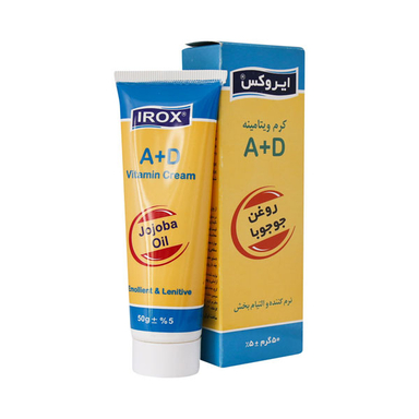 کرم ایروکس (Irox) حاوی ویتامین A و D وزن 50 گرم