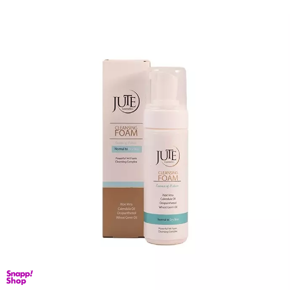فوم شستشو صورت ژوت (Jute) مناسب پوست نرمال تا خشک حجم 150 میلی لیتر