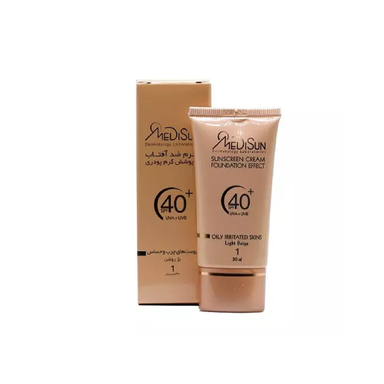 کرم ضد آفتاب پودری Spf40 مدیسان (Medisun) حجم 30 میلی لیتر