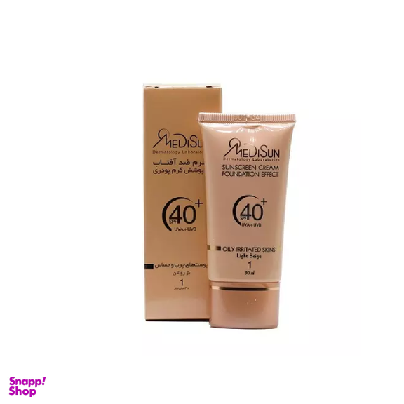 کرم ضد آفتاب پودری Spf40 مدیسان (Medisun) حجم 30 میلی لیتر