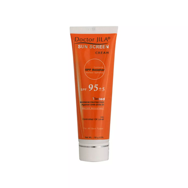 کرم ضد آفتاب رنگی Spf95 دکتر ژیلا (Doctor Jila) مناسب انواع پوست وزن 50 گرم