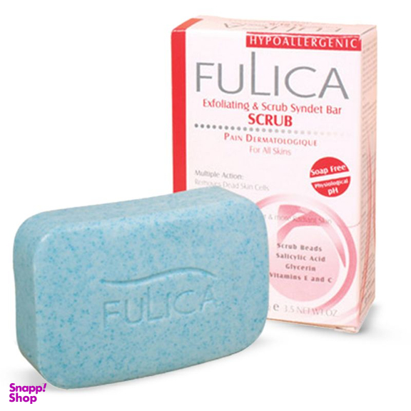پن لایه بردار و اسکراب فولیکا (Fulica) مناسب انواع پوست وزن 100 گرم
