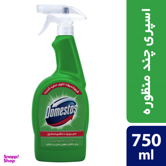 اسپری چند منظوره سطوح دامستوس (Domestos) مدل Green حجم 750 میلی‌ لیتر