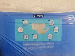 پوشک بزرگسال جان پد مدل چسبی سایز متوسط بسته 30 عددی