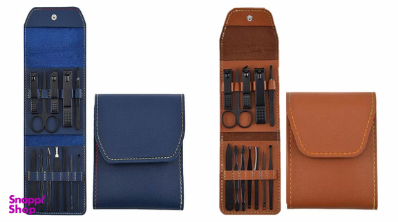 ست مانیکور مدل چرم بسته 12 عددی