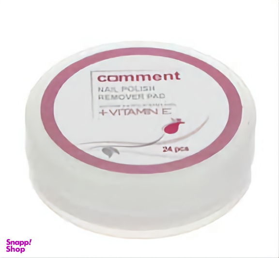 پد لاک پاک کن کامنت (COMMENT) مدل Vitamin E بسته 24 عددی
