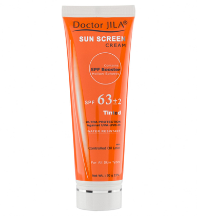 کرم ضد آفتاب رنگی دکتر ژیلا (Doctor Jila) با SPF 63