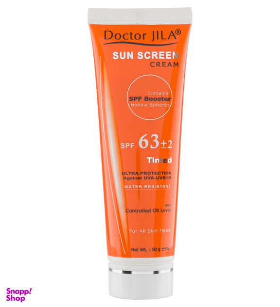 کرم ضد آفتاب رنگی دکتر ژیلا (Doctor Jila) با SPF 63