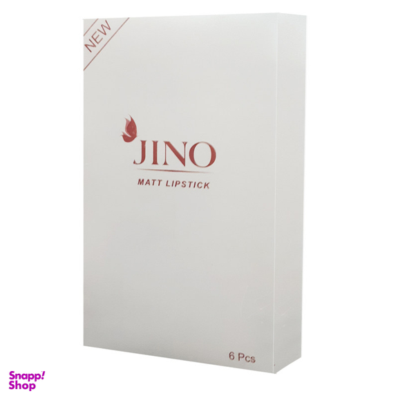 رژ لب مدادی ژینو (Jino) مدل S1 مجموعه 6 عددی