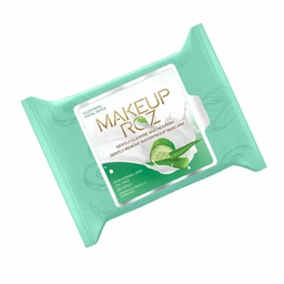 دستمال مرطوب میکاپ رز (Makeup Rose) مدل Aloevera بسته 25 عددی