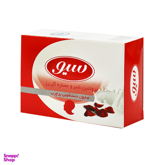 صابون شستشو سیو (Siv) حاوی پروتیین شیر و عصاره گل رز وزن 125 گرم