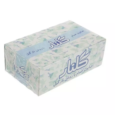 صابون گلنار (Golnar) رنگ سبز وزن 130 گرم بسته 6 عددی