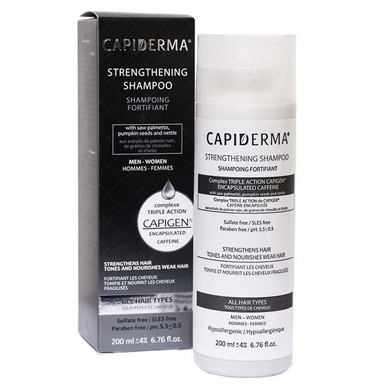 شامپو تقویت کننده و ضدریزش کپیدرما (Capiderma) حجم 200 میلی لیتر