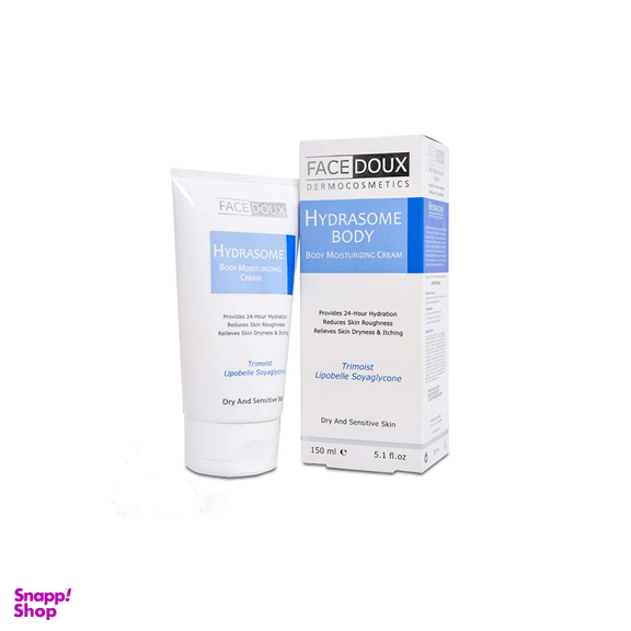 کرم مرطوب‎ کننده قوی بدن فیس دوکس (Facedoux) مدل Hydrasome حجم 150 میلی‎ لیتر
