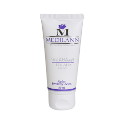 کرم لایه بردار مدیلن (Medilan) مدل Aha 15% مناسب انواع پوست حجم 50 میلی لیتر