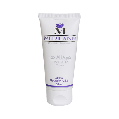 کرم لایه بردار مدیلن (Medilan) مدل Aha 15% مناسب انواع پوست حجم 50 میلی لیتر