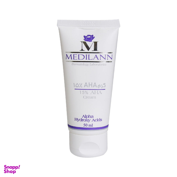 کرم لایه بردار مدیلن (Medilan) مدل Aha 15% مناسب انواع پوست حجم 50 میلی لیتر