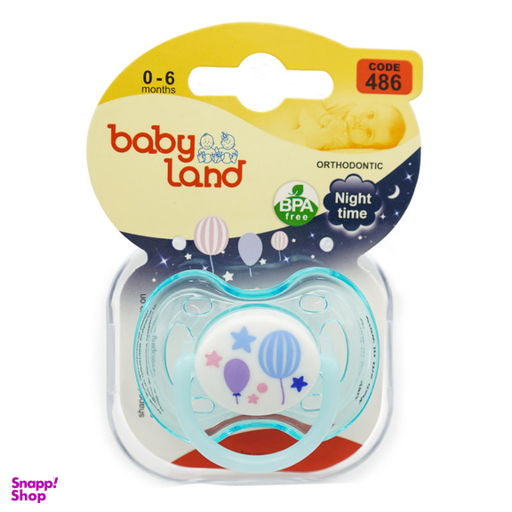 پستانک ارتودنسی بی بی لند (Baby Land) مدل 486