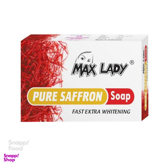 صابون شستشو مکس لیدی (Max Lady) مدل Pure Saffron به همراه سوهان پا مدل AS-2 وزن 75 گرم