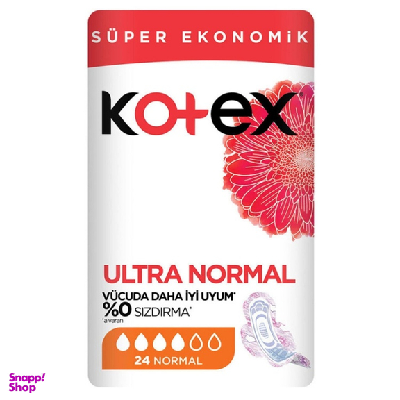 نوار بهداشتی کوتکس مدل Ultra Normal بسته 24 عددی