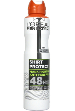 اسپری ضد تعریق مردانه لورآل مدل shirt protect حجم 250 میلی لیتر