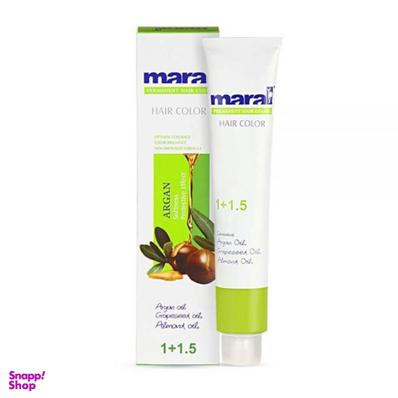 رنگ مو مارال (Maral) شماره 4.1 حجم 100 میلی لیتر رنگ قهوه‌ای دودی متوسط
