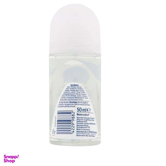 رول ضد تعریق زنانه نیوآ (Nivea) مدل Invisble Black and White Original حجم 50 میلی‌ لیتر