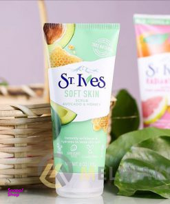 اسکراب لایه بردار پوست اس تی.ایوز (ST.Ives) مدل عصاره آووکادو و عسل وزن 170 گرم
