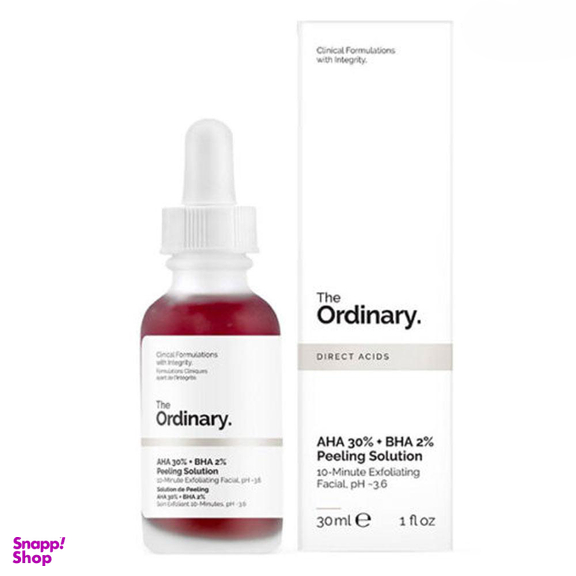 سرم لایه بردار دی اوردینری (The Ordinary) مدل AHA 30% + BHA 2% Peeling حجم 30 میلی لیتر